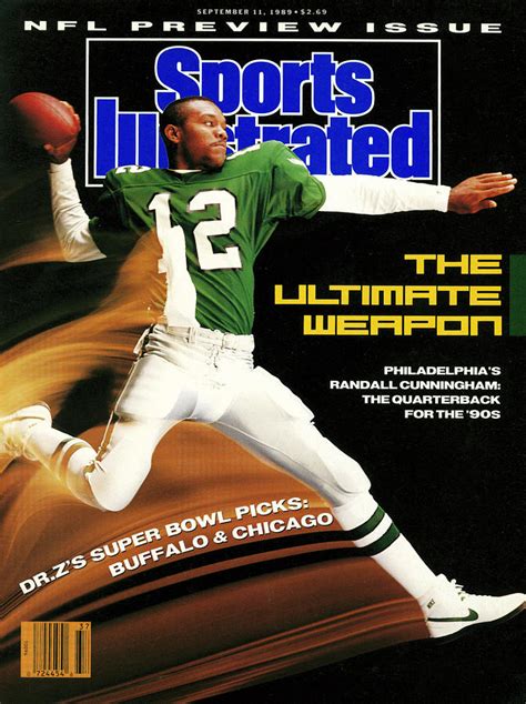 Philadelphia Eagles Qb Randall Cunningham 1989 Nfl Sports Illustrated
