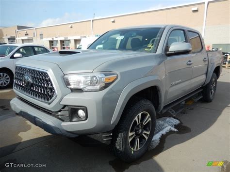 2018 Cement Toyota Tacoma Trd Sport Double Cab 4x4 126029054