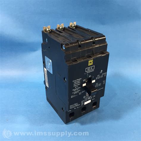 Square D Edb34060 E Frame Circuit Breaker 60 Amp Ims Supply