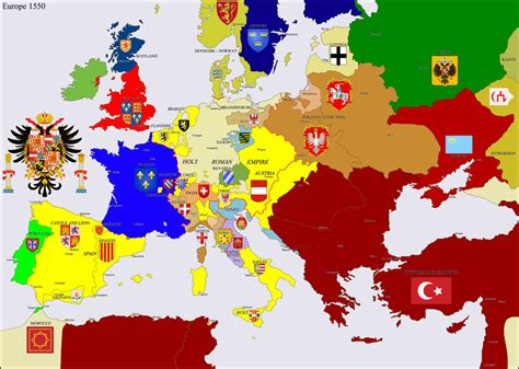 Map Of Europe 1550 Europe According To The Dutch Euro
