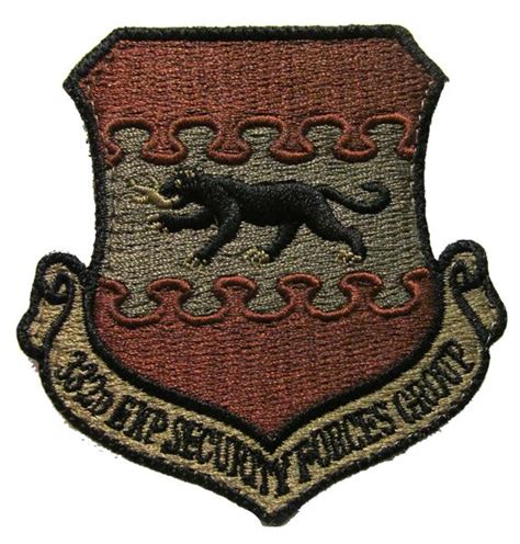 Air Force 332nd Expeditionary Security Forces Group Ocp Patch Spice Brown