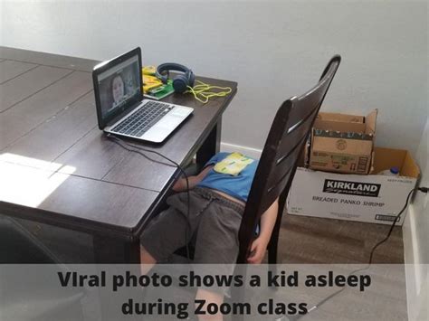 Kid Falls Asleep During Class A Whole Mood Viral Photo Shows A