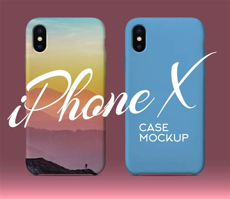 Presenting You A Handy Iphone X Case Mockup To Showcase Iphone X Cover