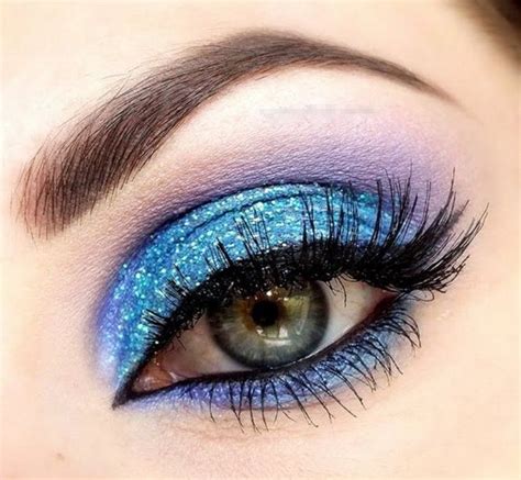 60 Best Eyecatching Blue Glitter Eyeshadow Makeup Ideas You May Love
