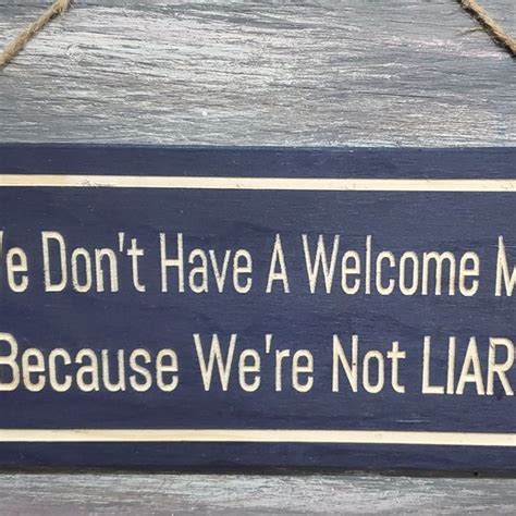 We Dont Have Welcome Mat Sign Svg Etsy