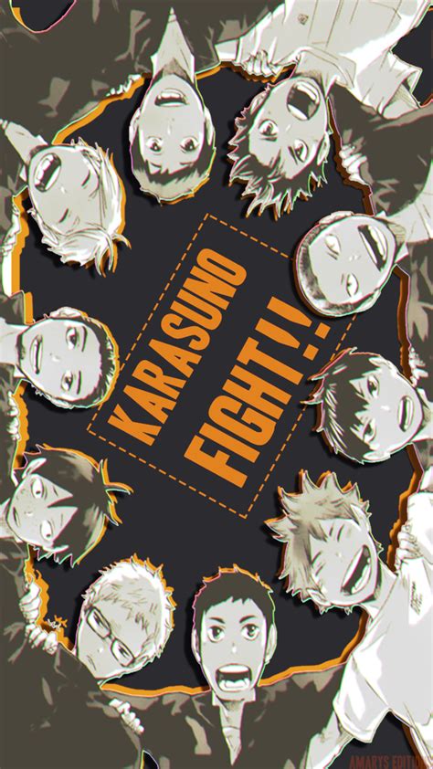 Haikyuu Wall Karasuno Fight By Amarysworld On Deviantart