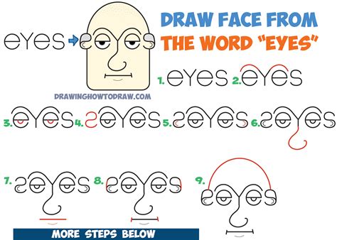 The human face is one of the most intriguing subjects an artist can tackle. How to Draw Old Man's Face / Head from the word "eyes" in ...