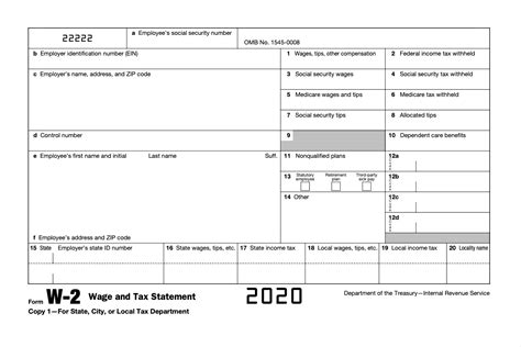 Printable W 2 Form Irs Printable Forms Free Online