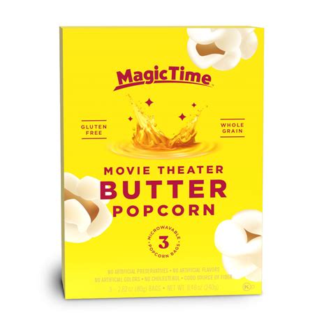 Magic Time Movie Butter Popcorn Snacks Godis And Kalla Drycker