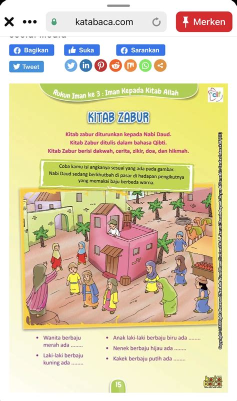 Kitab Zabur Diturunkan Oleh Nabi