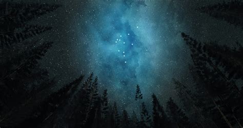 Constellation Aquarius Night Sky Stars Stock Footage