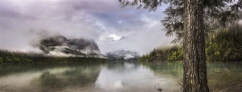 Nature Landscape Lake Mist Panoramas Forest Mountain