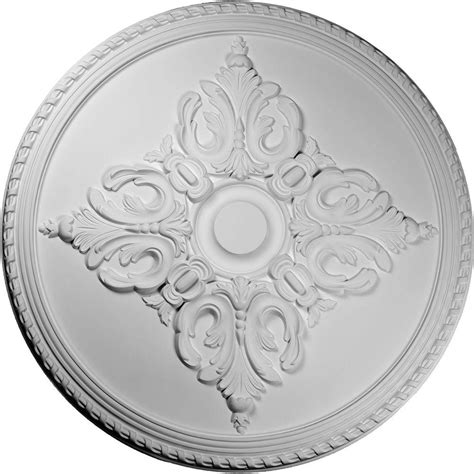 Browse a large selection of ceiling medallion options on houzz, including plaster ceiling roses and rosettes to match any design style in your home. Ekena Millwork 54-1/4 in. Milton Ceiling Medallion-CM54MI ...