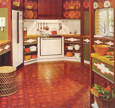 Colorful 70s Interiors 70s Home Decor Retro Kitchen Vintage House