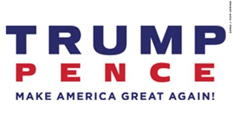 Trump Pence Unveils Modified Logo