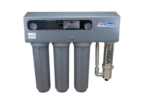 Triple Cartridge Rainwater Filtration System Uv Ft 3000uv The Tank