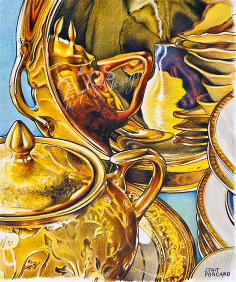 European art—including illuminated manuscripts, paintings, drawings, sculpture, and decorative arts—from the middle ages to the early twentieth century; Still Life Fine Art in Colored Pencil | Susan Tait Porcaro