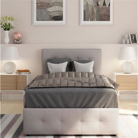 Designed with bentwood slats to support ventilation and mattress. Houchins Upholstered Storage Platform Bed #platformbed ...