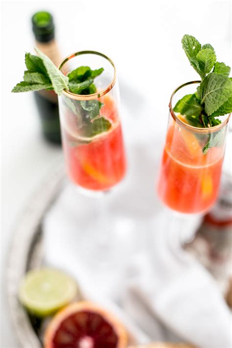 Bubbly Friday Blood Orange Champagne Mules The Daily Dose