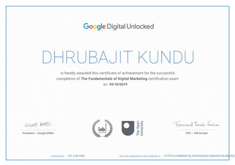 Each of these certifications consists of passing a. Top Free Digital Marketing Certifications