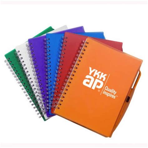 Promotional Spiral Notebook With Pen Logo Journals And Notebooks