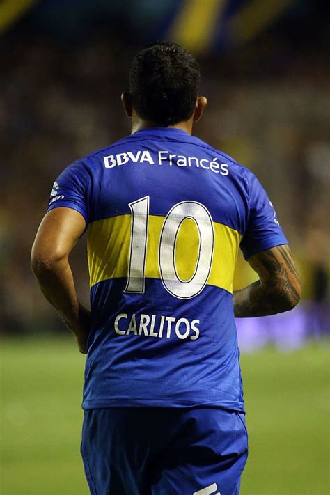 Carlos Tevez Of Boca Juniors In Action During The Argentine Primera