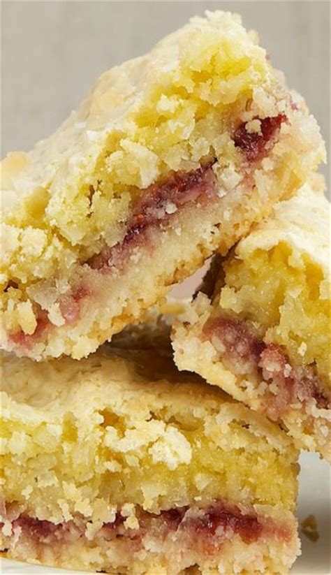 Spread raspberry preserves, gently, over the bottom layer of cookie. Raspberry bars, Shortbread crust and Raspberry preserves ...