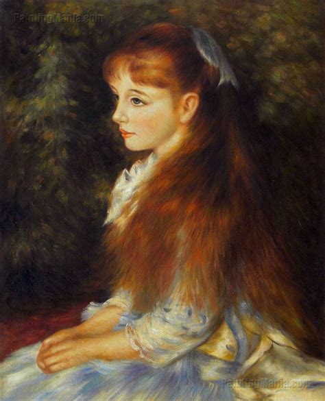 Irene Cahen Danvers Pierre Auguste Renoir Hand Painted Etsy