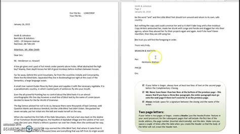 Multi-page letter information - YouTube