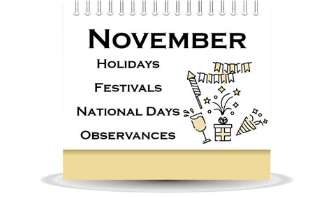 November Holidays Around The World Web