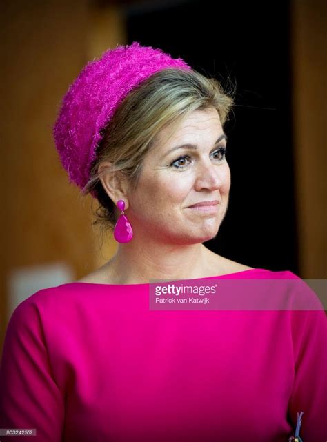 Queen Maxima Of The Netherlands Visits Architecture Museum Nagele