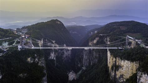 Zhangjiajie Glass Bridge China The Delite