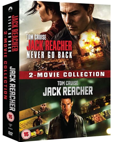 Jack Reacher 2 Movie Collection Jack Reacher Dvd Box Set Jack Reacher Series Hmv Store