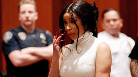 Cardi B In Court After Failing To Complete Community Service For Strip