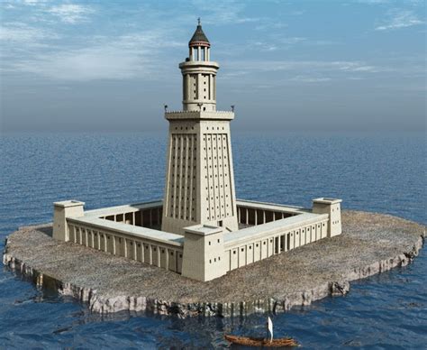 Lighthouse Of Alexandria It Was A Tower Built Between 280 And 247 Bc