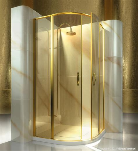 Lt Gold Gold Shower Enclosures Models Pivot Door Shower Enclosure