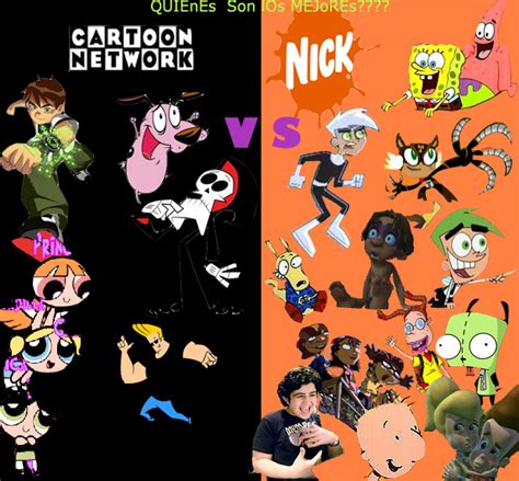 Nickelodeon Vs Cartoon Network By Dianafannick On Deviantart