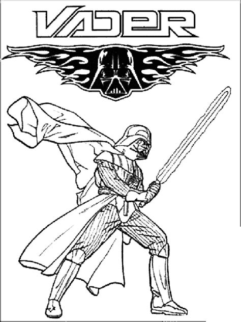 Stats on this coloring page. Darth Vader coloring pages. Free Printable Darth Vader ...