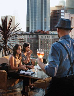 City living comes with city peril. Perch Restaurant in Downtown Los Angeles - Photograph by ...