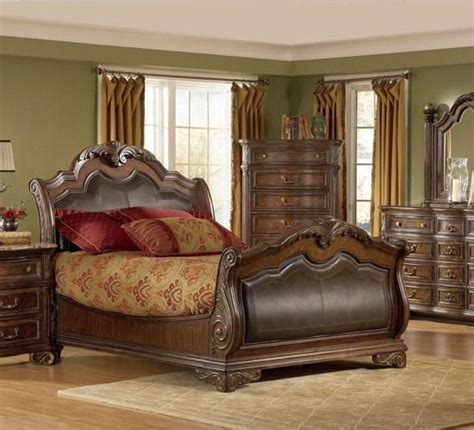 Kathy ireland cherry wood bedroom suite rice bed tri. A.R.T. Regal Sleigh Bedroom Set in Cherry | Wallpaper ...