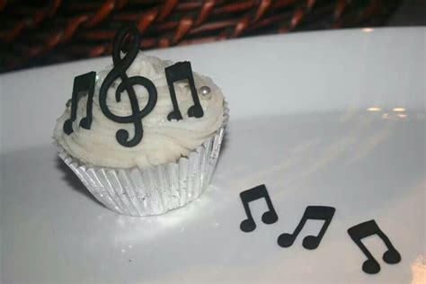 Music Note Cupcakes Music Note Cupcakes Desserts Cupcakes