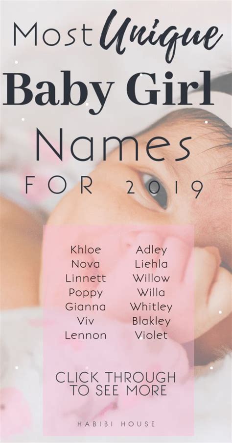 Most Unique Baby Girl Names Of Babygirlnames Unique Baby Names