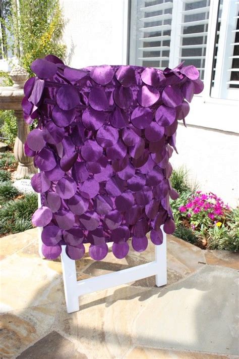 Polyester sashes (all colors) $2.75 $2.30. purple chair covers | Purple chair, Chair covers party ...