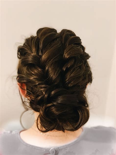 Photos of high and low buns from the best bridal hair stylists in the country. Twisted updo | Bridal hair, Twisted updo, Bridal bun