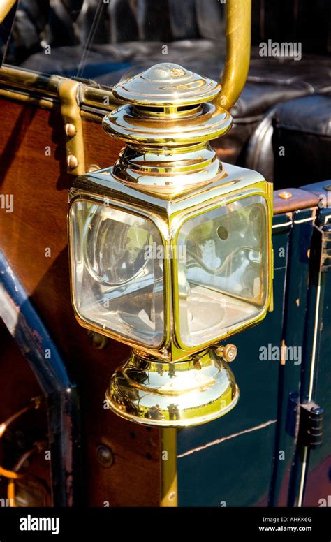 Vintage Brass Car Lamp Stock Photo, Royalty Free Image: 14497911 - Alamy