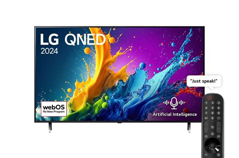 LG 86 Inch LG QNED QNED80 4K Smart TV AI Magic remote HDR10 webOS24