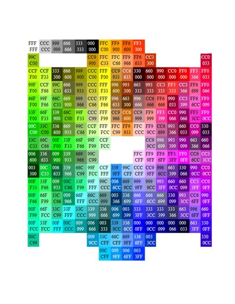 Hexadecimal Numbers For Colors Bing Hexadecimal Color Hexadecimal Color Palette Color Code