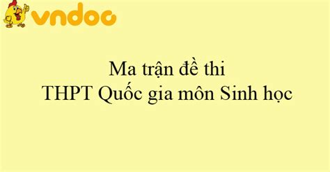 Phân dạng câu hỏi và bài tập trong đề thi thpt quốc gia môn toán tài liệu ôn thi thpt quốc gia năm 2021. Ma trận đề thi THPT Quốc gia môn Sinh học năm 2020 - Ma ...