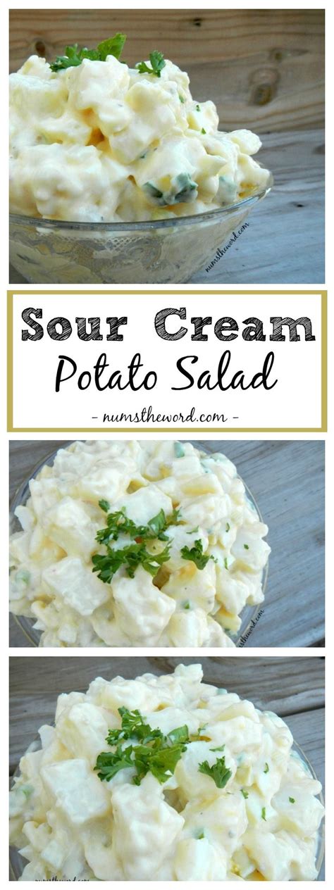 These are flavored with sour cream and scallions to elevate them without getting overly fancy or complicated. This Sour Cream Potato Salad is easy and delicious! Mixed ...