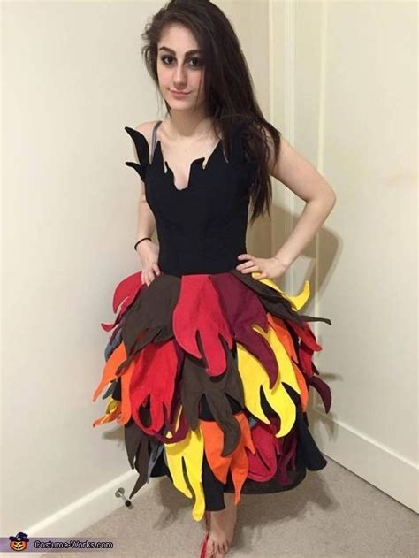 Image Result For Flame Costume Ideas Halloween Costume Contest Diy Costumes Women Fire Costume